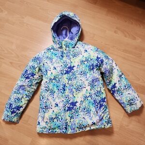 The North Face Insulated Hyvent Coat Kids Youth Size Large 14/16 Blue Green